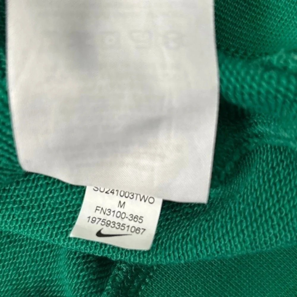 Nike Athletics Pullover Hoodie Men's Medium Green Varsity N Patch 0260